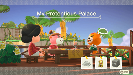 Pudge Theme Name and Required Furniture