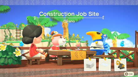 Cyrano Theme Name and Required Furniture