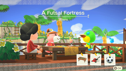 Jitters Theme Name and Required Furniture