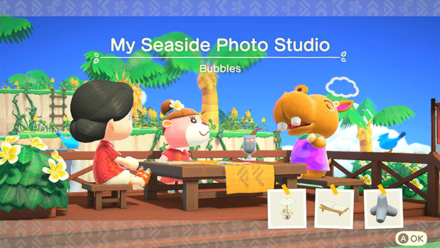 Bubbles Theme Name and Required Furniture