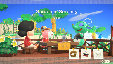 Opal Theme Name and Required Furniture