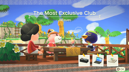 Jacques Theme Name and Required Furniture