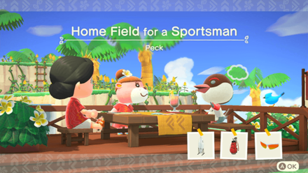 Peck Theme Name and Required Furniture