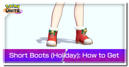 Pokemon UNITE - Short Boots (Holiday) Top Image