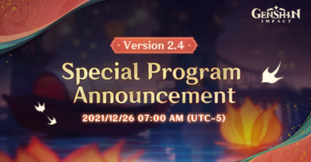 Genshin - Version 2.4 Livestream