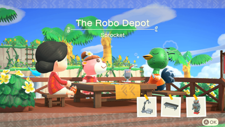 Sprocket Theme Name and Required Furniture