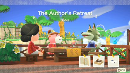 Dobie Theme Name and Required Furniture