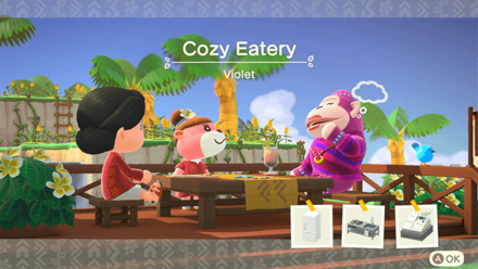 Violet Theme Name and Required Furniture