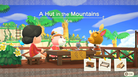 Erik Theme Name and Required Furniture