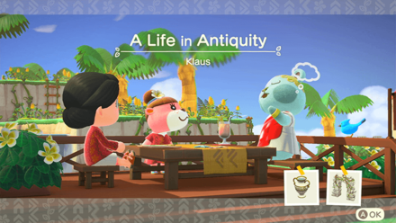 Klaus Theme Name and Required Furniture