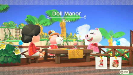 Lucy Theme Name and Required Furniture