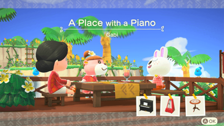 Gabi Theme Name and Required Furniture