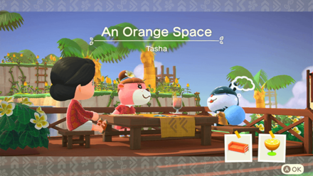 Tasha Theme Name and Required Furniture