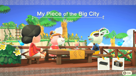 Lopez Theme Name and Required Furniture