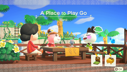 Genji Theme Name and Required Furniture