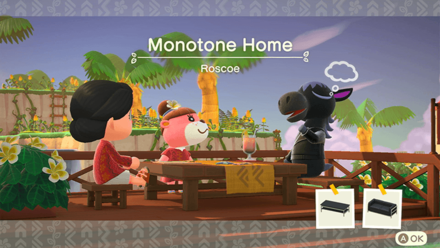 Roscoe Theme Name and Required Furniture