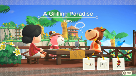 Patty Theme Name and Required Furniture