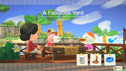 Pompom Theme Name and Required Furniture