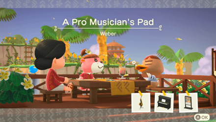 Weber Theme Name and Required Furniture