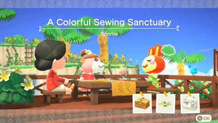 Bunnie Theme Name and Required Furniture