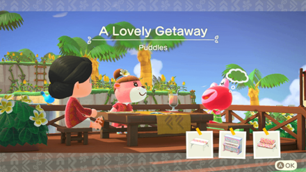 Puddles Theme Name and Required Furniture