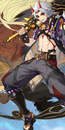 Genshin - Eccentric Oni Outfit Showcase