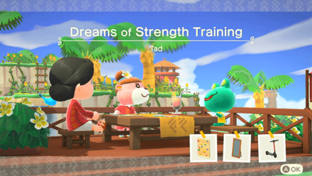 Tad Theme Name and Required Furniture