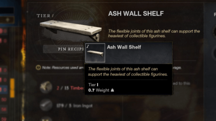 New World - Craft Ash Wall Shelf
