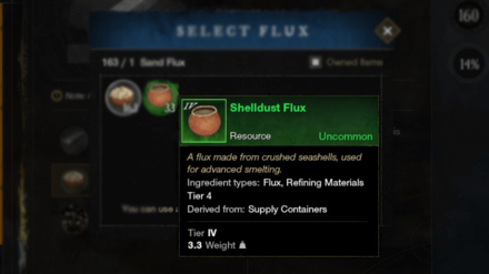 New World - Acquire Shelldust Flux