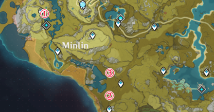 Genshin - Energy Amplifier Fruition Act 2 - All places of interest