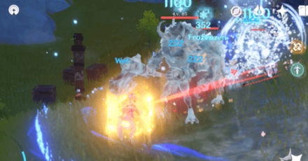 Genshin - Freeze the Enemies in Place