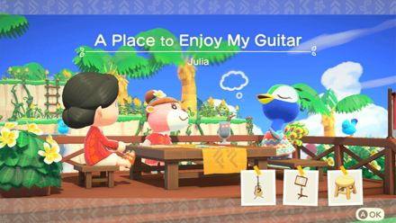 Julia Theme Name and Required Furniture