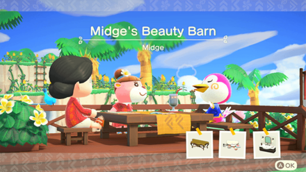 Midge Theme Name and Required Furniture