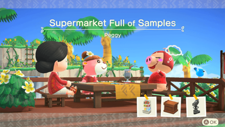 Peggy Theme Name and Required Furniture