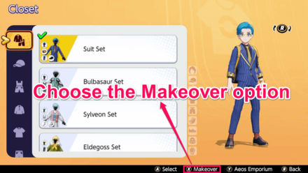 Pokemon UNITE - Change Facial Features - Choose Makeover