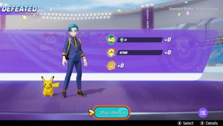 Pokemon UNITE - Practice Area - Match is Not Recorded