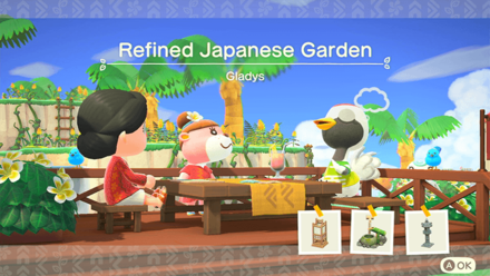 Gladys Theme Name and Required Furniture