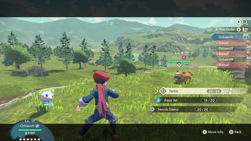 Pokemon Legends Arceus Battle