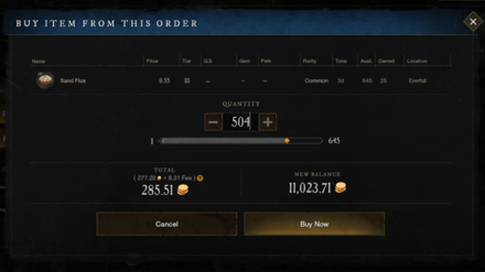 New World - Buy 504 Flux Material