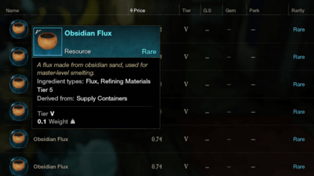 New World - Buy 1752 Flux Material