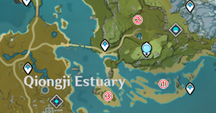 Genshin - Energy Amplifier Fruition Act 3 - All places of interest
