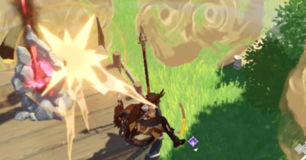 Genshin - Destroy the Mutation Stone on the Tower First