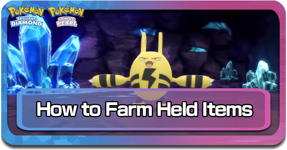 How to Farm Held Items Pokemon Brilliant Diamond and Shining Pearl