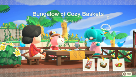 Bertha Theme Name and Required Furniture