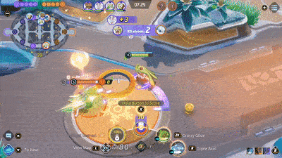 Pokemon UNITE - Tsareena Gaining Attack Speed Using Triple Axel