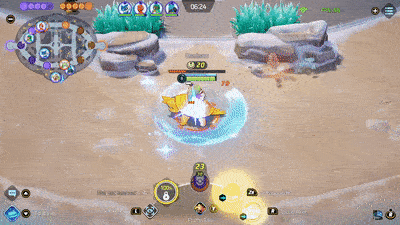 Pokemon UNITE - Tsareena Using Triple Axel on Drednaw