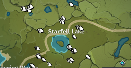 Genshin - Fowl - Recommended Farming Areas - Starfell Lake