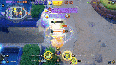 Pokemon UNITE - Tsareena Using Queen Ascendant on Lucario