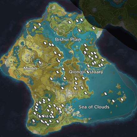 Genshin - Berry Locations in Liyue
