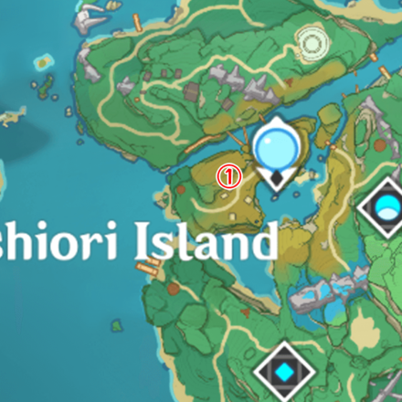 Genshin - Radish Location Higi Village Inazuma